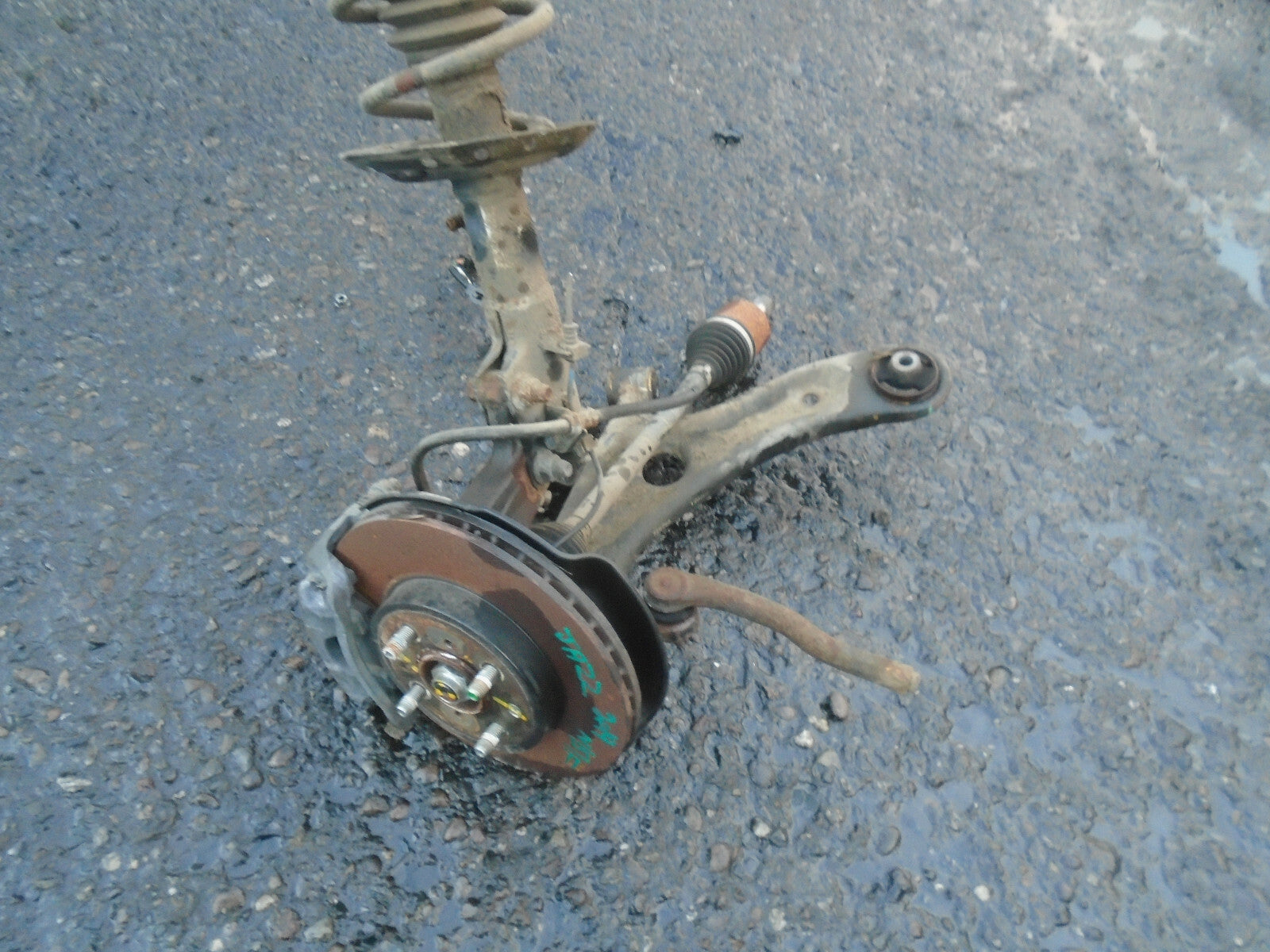 HONDA JAZZ MK4 2019 1.3 PETROL NSF PASSENGER SIDE FRONT HUB BRAKE CALIPER SHOCK