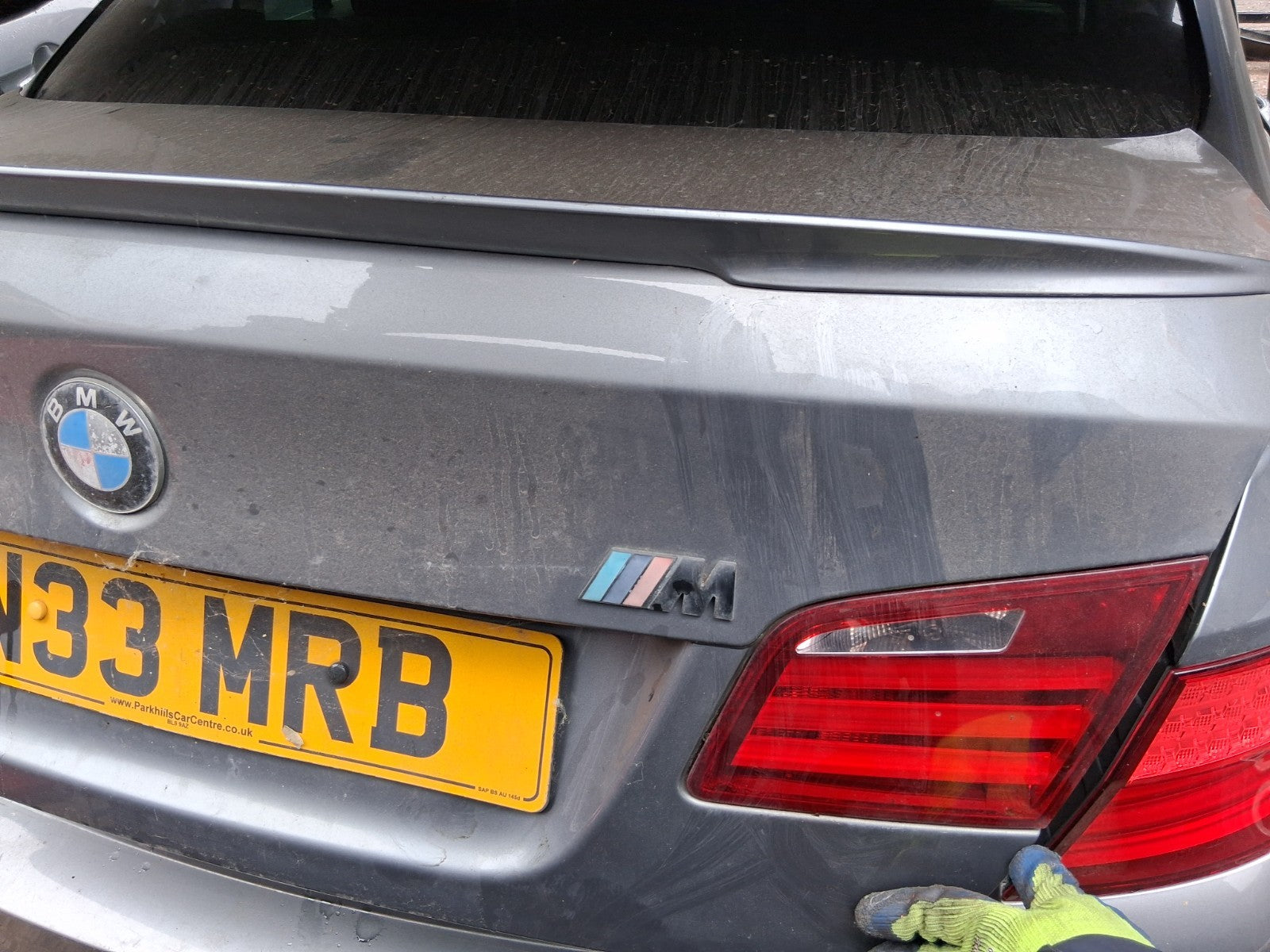 2010 BMW 5 SERIES F10 M SPORT BARE TAILGATE BOOTLID SPACE GREY METALLIC A52