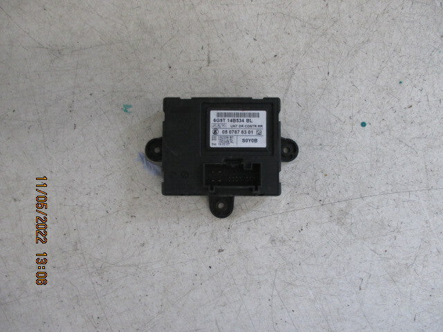 2007 FORD S MAX OSR DOOR CONTROL MODULE DRIVER SIDE REAR 6G9T14B534