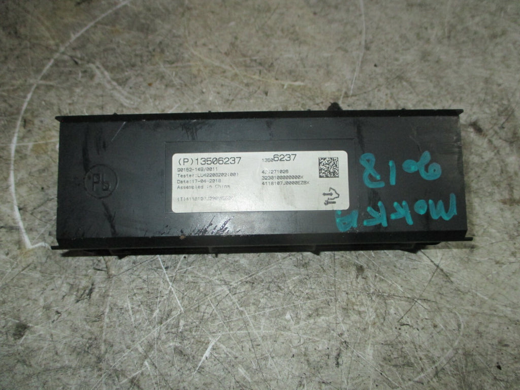 2018 VAUXHALL MOKKA X AC HEATER CLIMATE CONTROL MODULE ECU 13506237