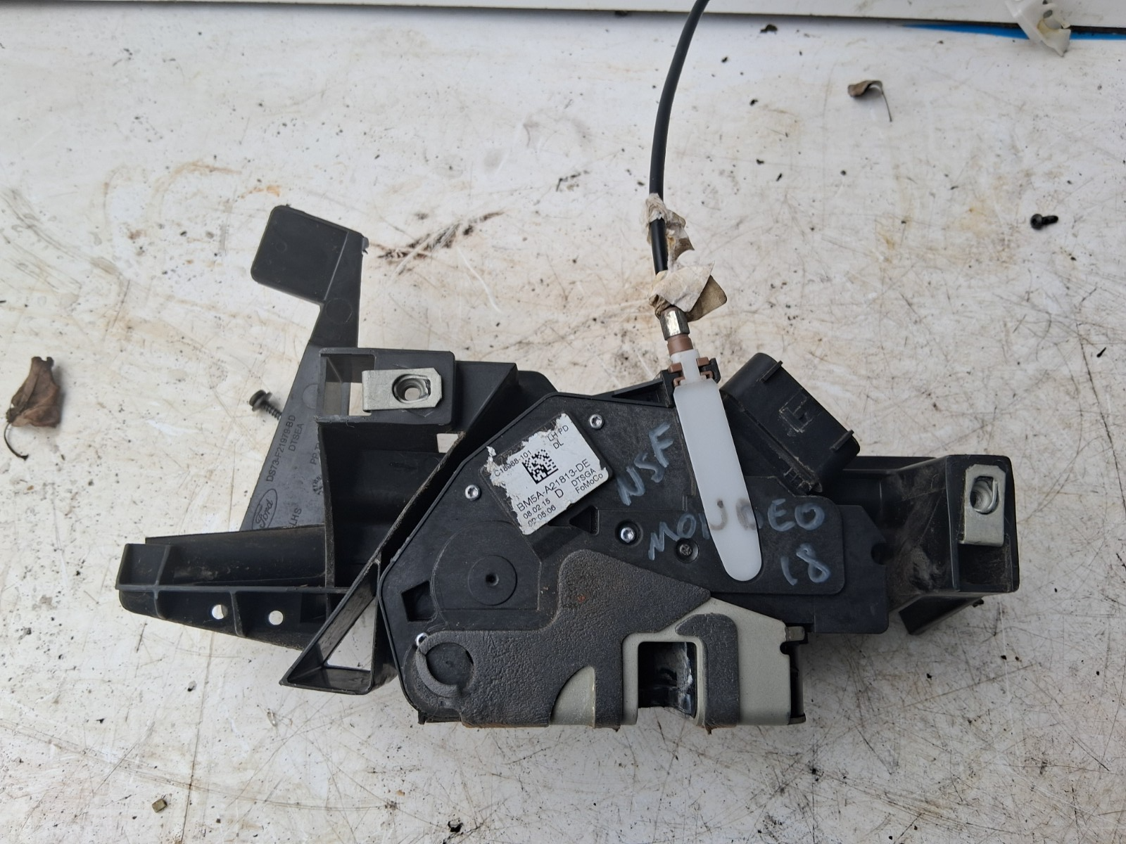 2018 FORD MONDEO MK5 NSF PASSENGER SIDE FRONT LEFT DOOR LOCK MECHANISM