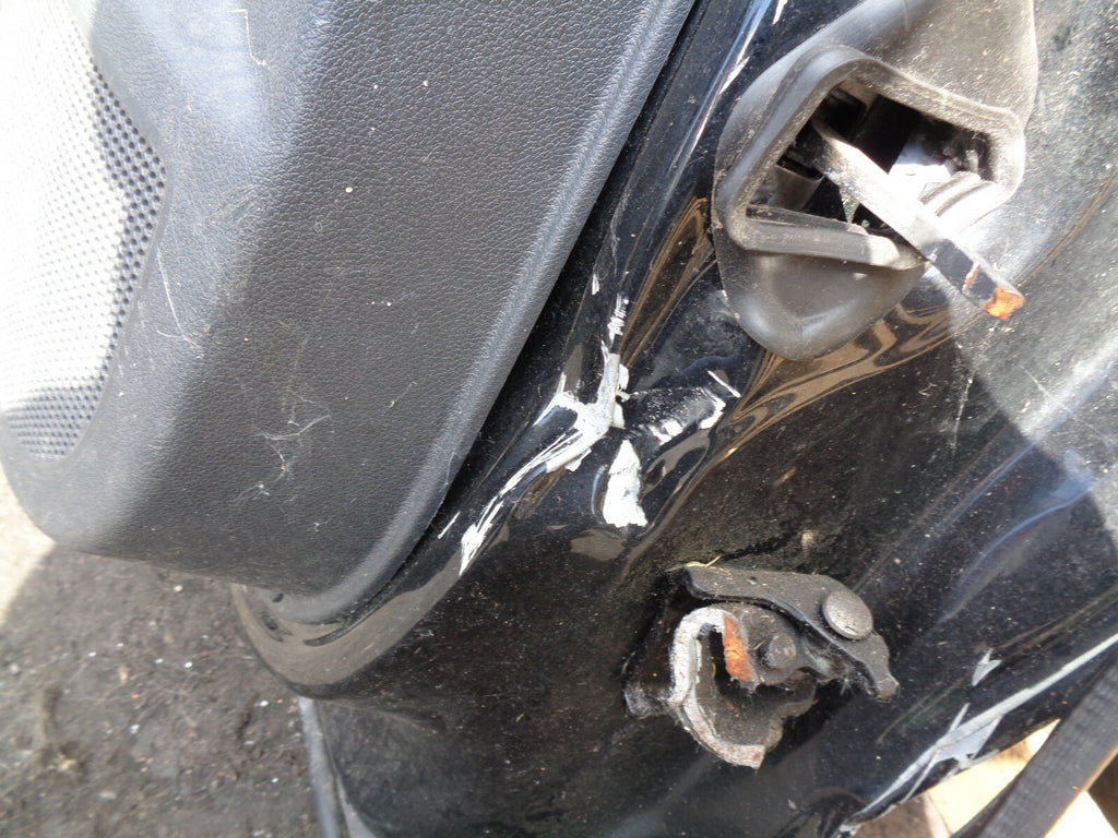 PEUGEOT 3008 MK1 2013 NSR PASSENGER SIDE REAR DOOR DAMAGED BLACK