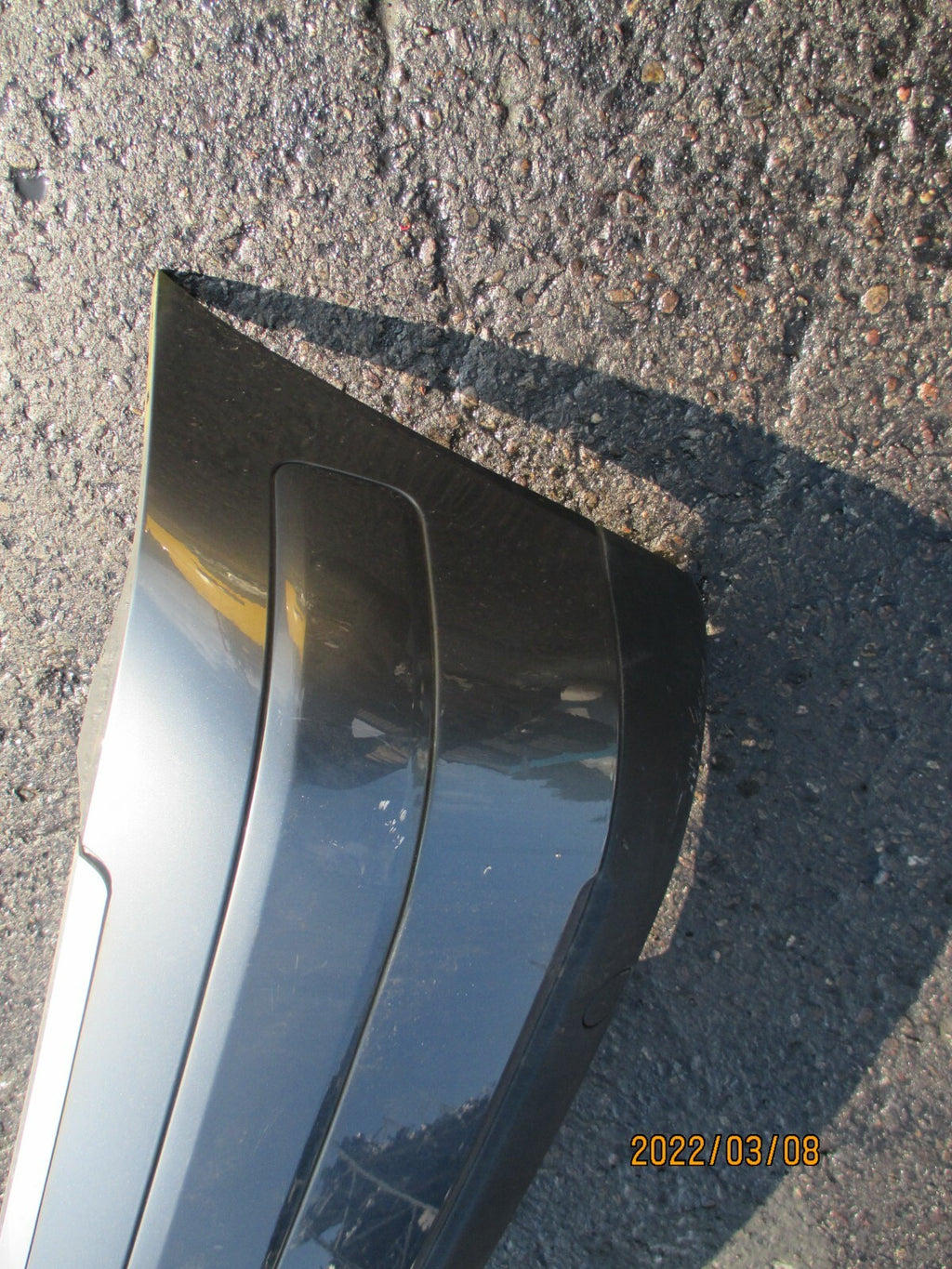 AUDI A2 8Z 2004 REAR BACK BUMPER GREY