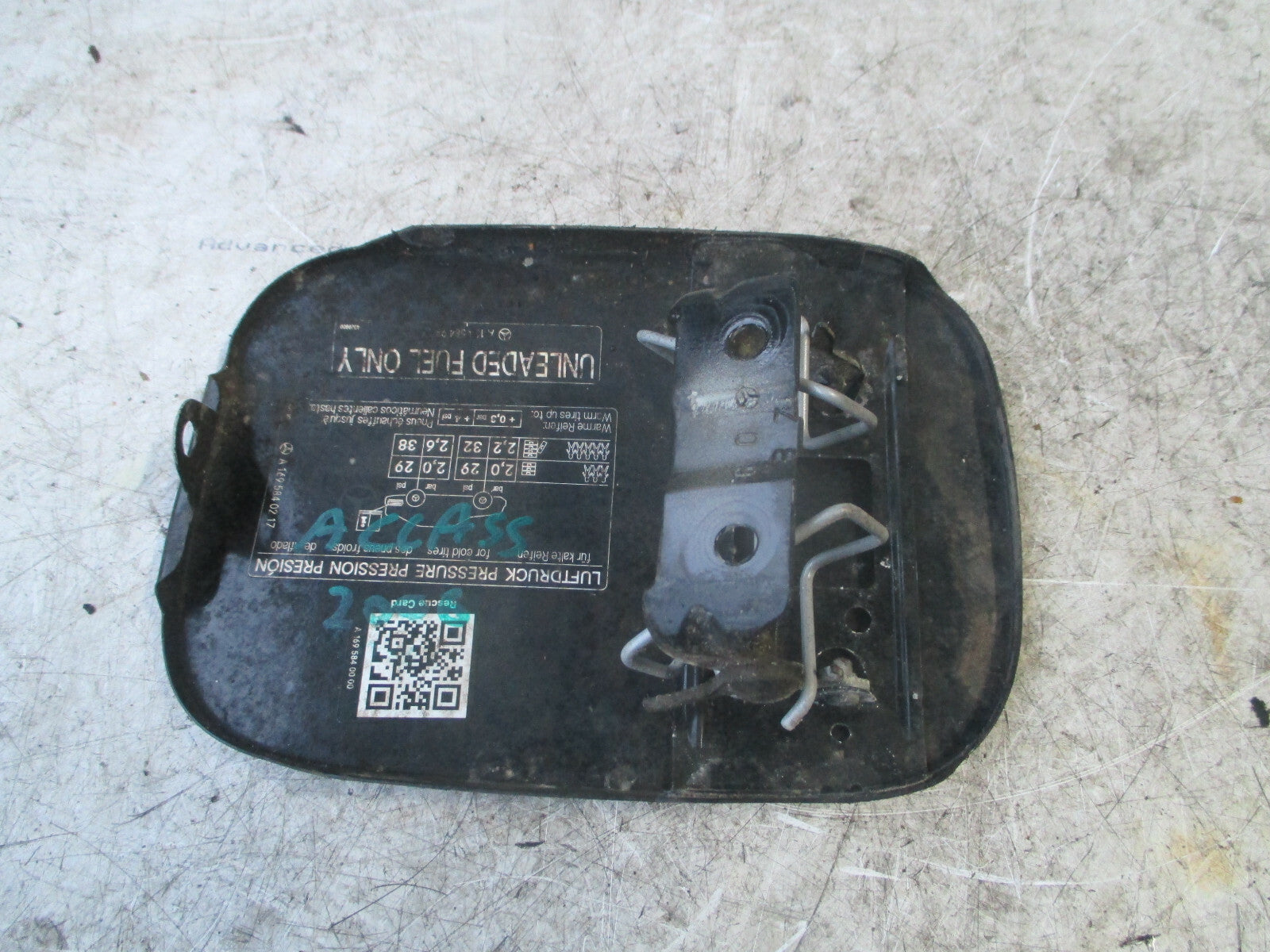 MERCEDES BENZ A CLASS W169 2006 FUEL FLAP COVER