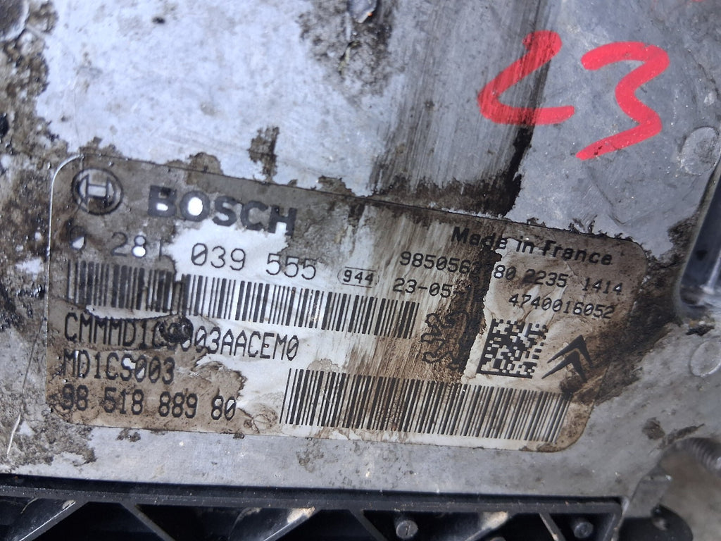2023 CITROEN BERLINGO MK3 ECU ENGINE CONTROL UNIT 9851888980