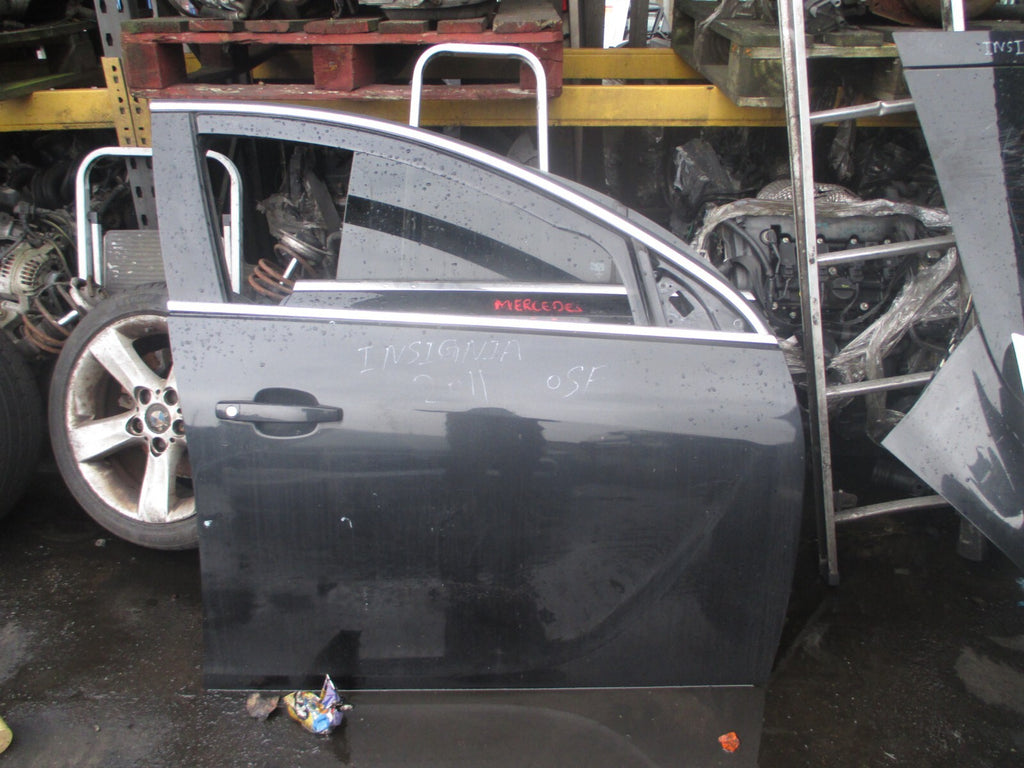 VAUXHALL INSIGNIA MK1 2011 OSF DRIVER SIDE FRONT DOOR BLACK