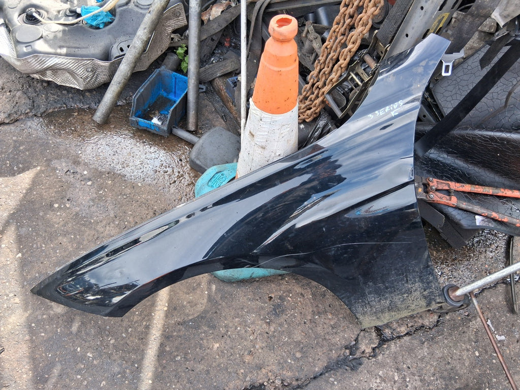 2014 BMW 3 SERIES F31 ESTATE NSF PASSENGER SIDE FRONT WING PANEL BLACK