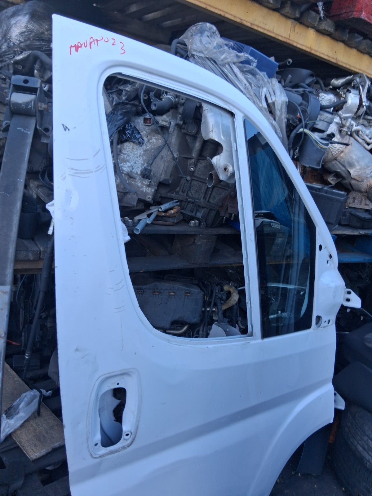 2023 VAUXHALL MOVANO C MK3 OSF DRIVER SIDE FRONT RIGHT BARE DOOR WHITE