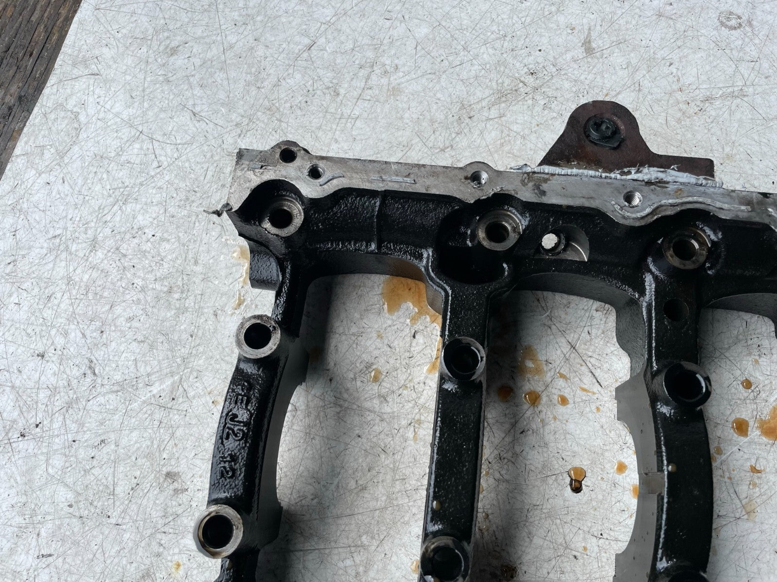 2015 HYUNDAI I40 1.7 DIESEL D4FD H ENGINE CRANKSHAFT HOUSING CASING CRANK SHAFT