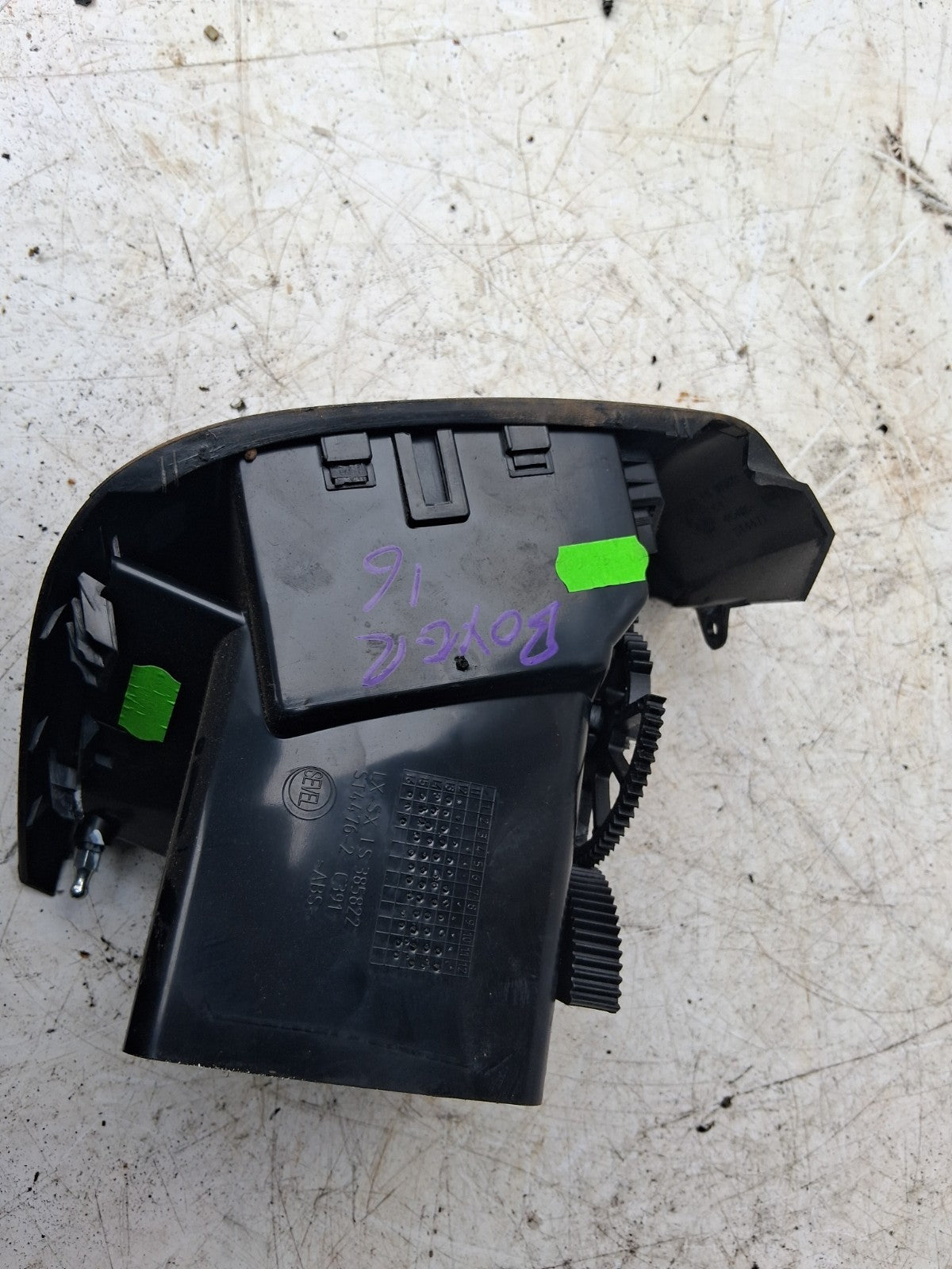 2016 PEUGEOT BOXER MK3 FRONT DASH NSF PASSENGER SIDE LEFT AIR VENT LS385822