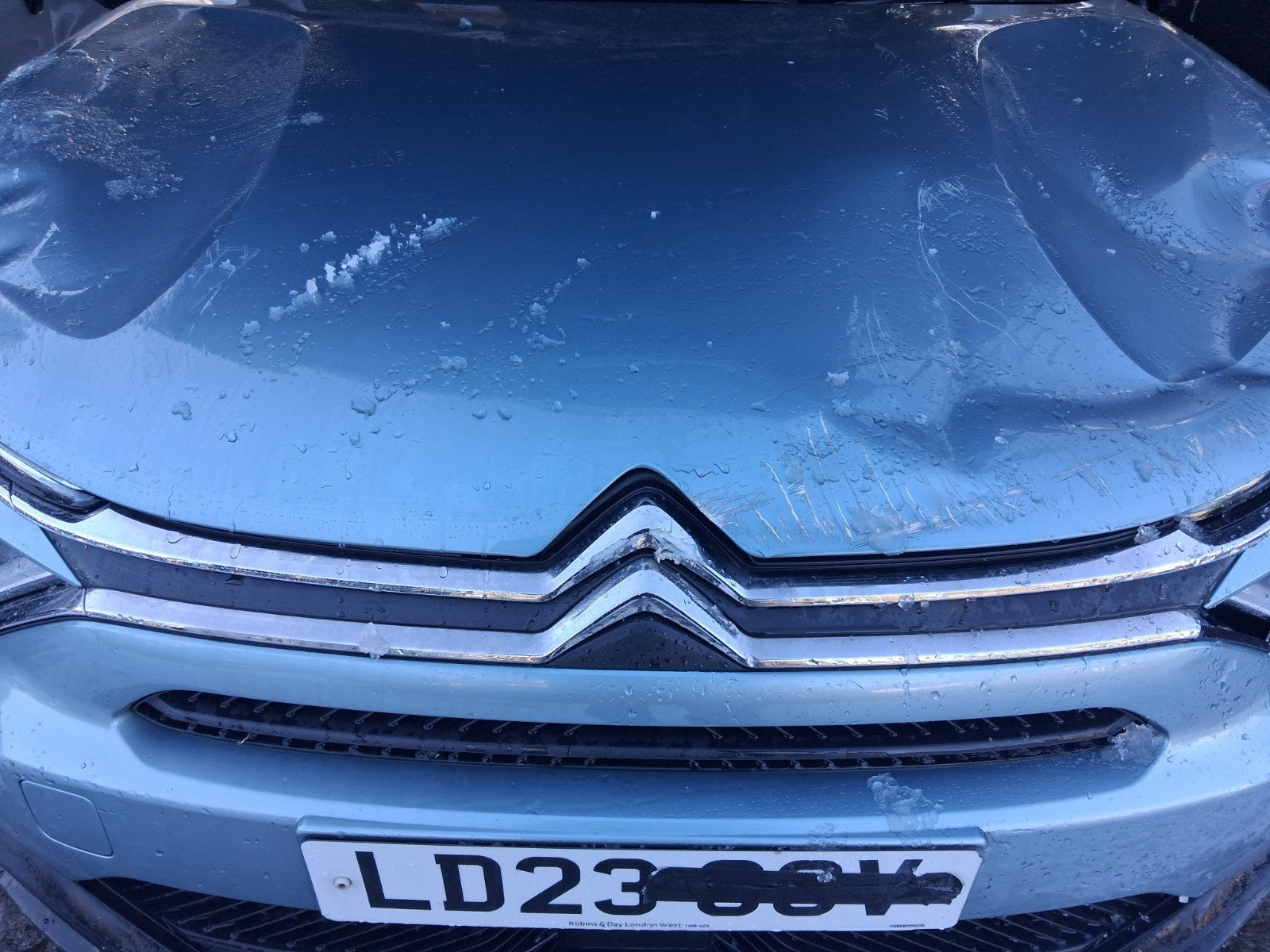 2023 CITROEN C4 MK3 FRONT BONNET HOOD PANEL OLBIA BLUE EQN