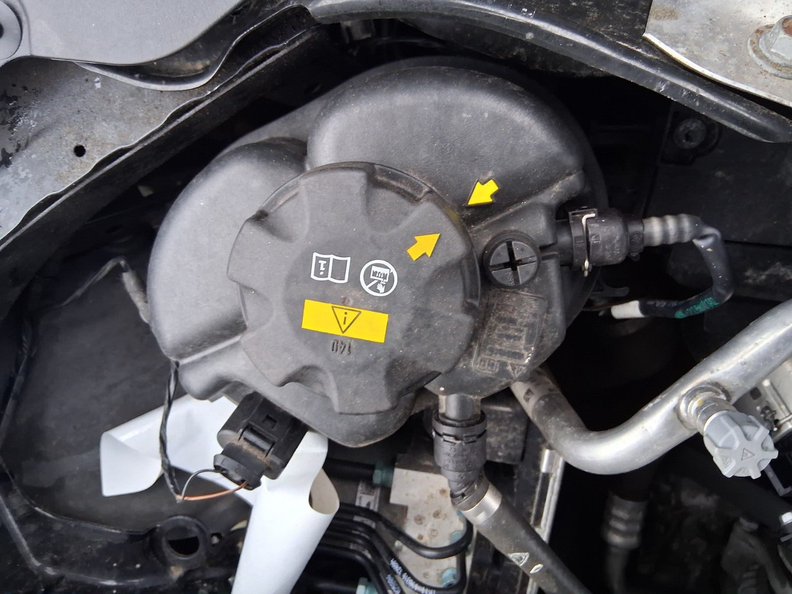 BMW 3 SERIES G20 2019 COOLANT WATER EXPANSION OVERFLOW TANK