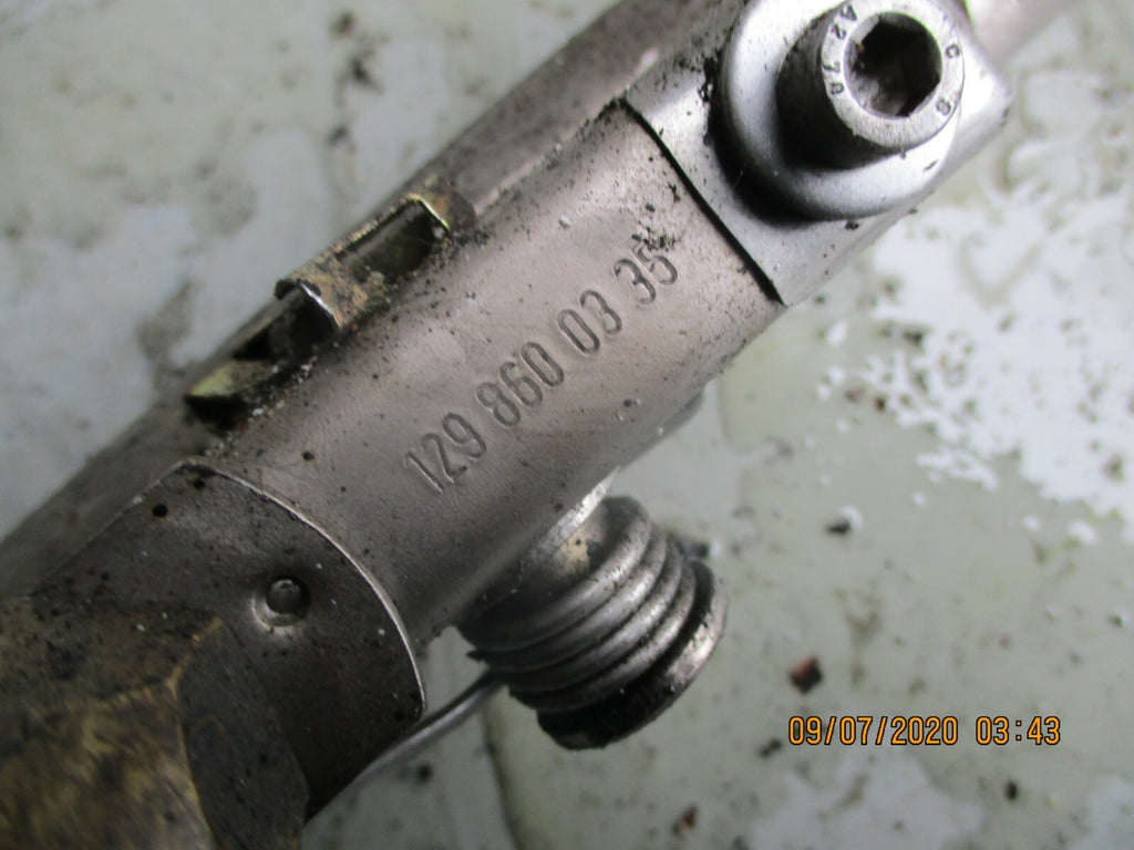 MERCEDES R129 SL300 1989 CYLINDER HYDRAULIC CYLINDER ROLL BAR LINKAGE 1298600335