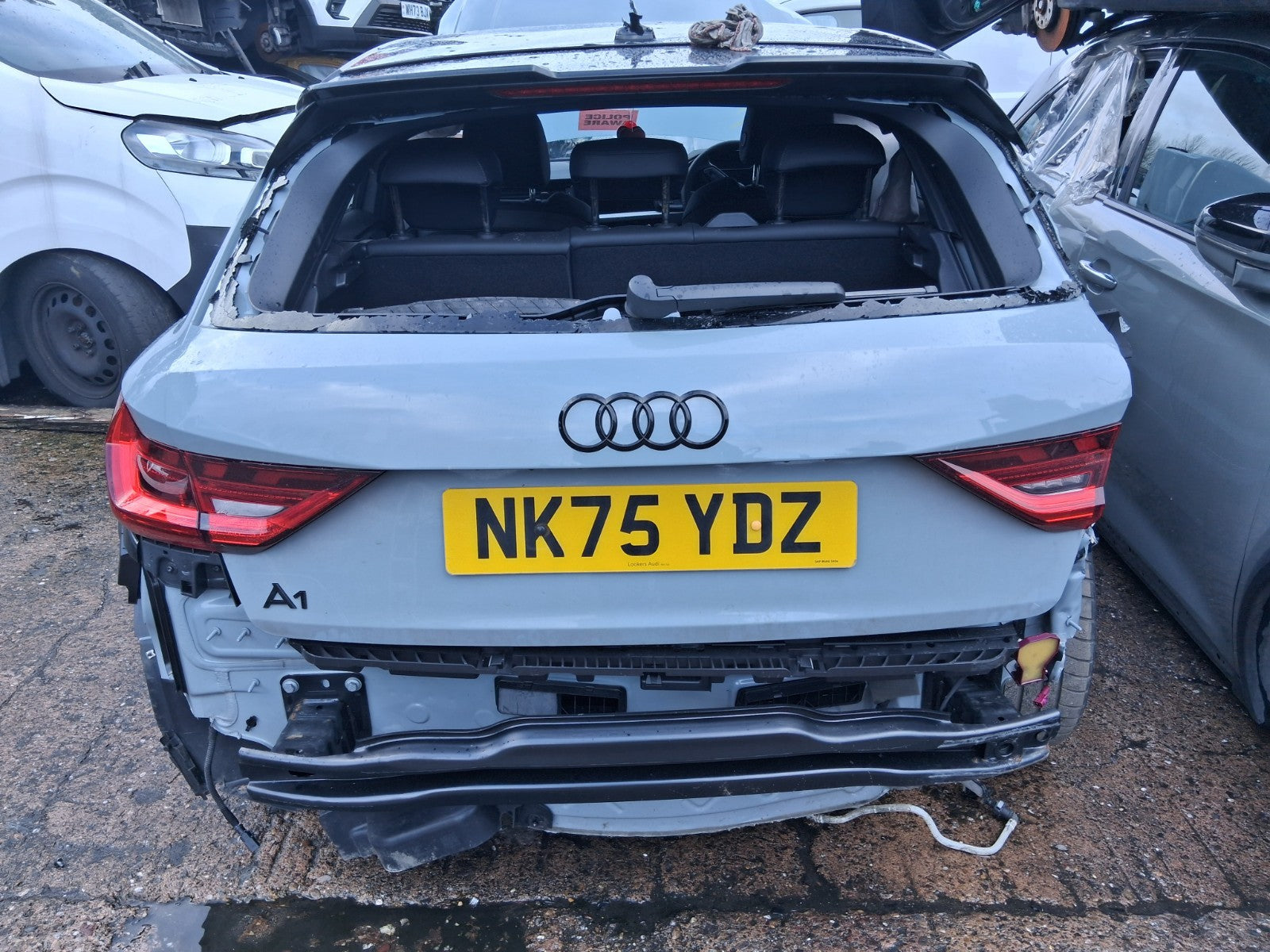 2025 AUDI A1 S LINE MK2 GB REAR BARE TAILGATE BOOTLID GREY Z7F
