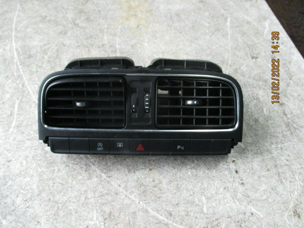 VOLKSWAGEN POLO 2017 MK6 AW CENTRE DASHBOARD AIR VENTS HAZARD SWITCH 6C0819728