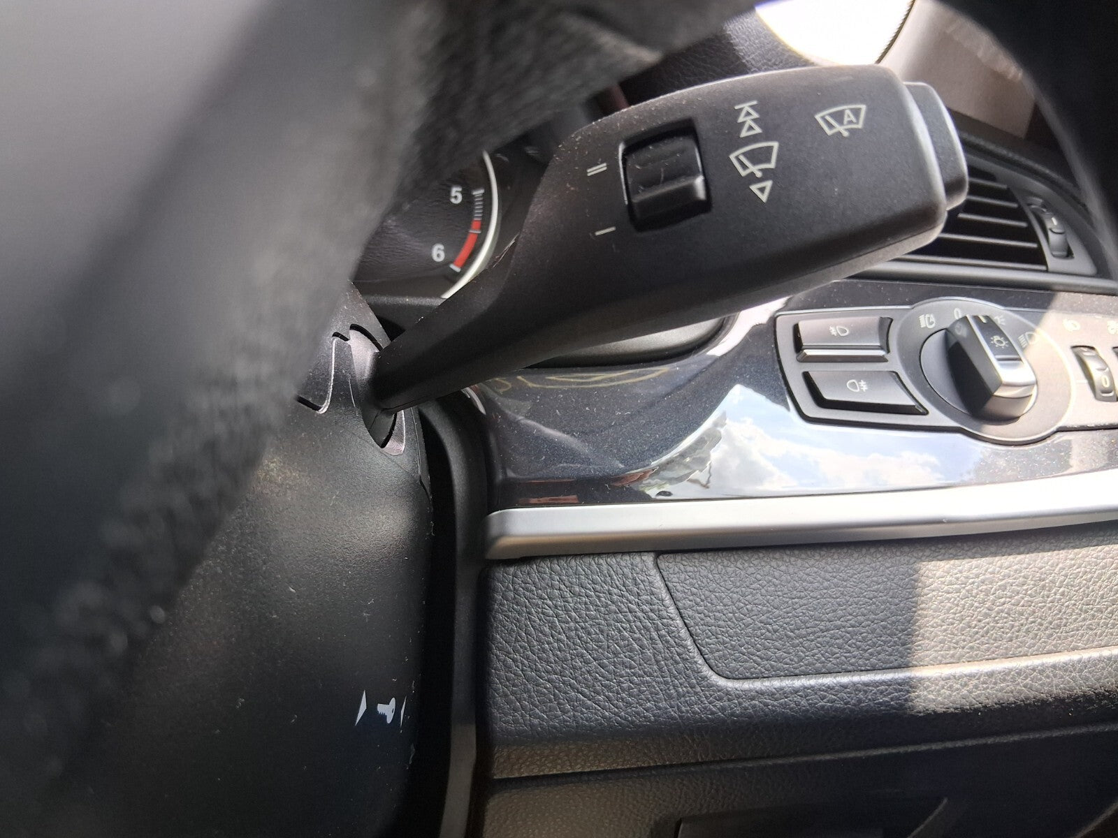 2012 BMW 5 SERIES F10 INDICATOR WIPER SWITCH STALK SQUIB RING