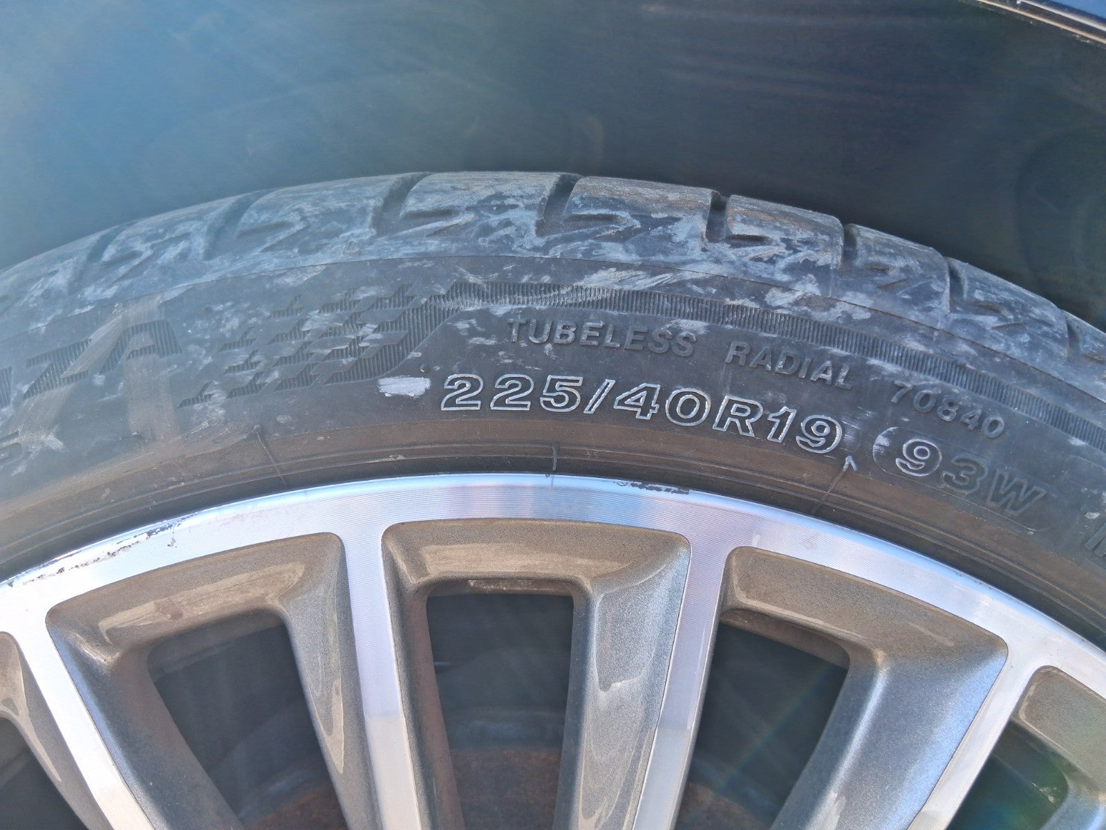 2023 MERCEDES BENZ A CLASS W177 AMG LINE 19 INCH ALLOY WHEEL WITH TYRE 225/40R19