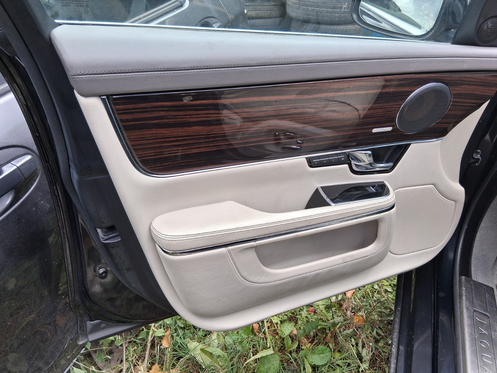 2012 JAGUAR XJ X351 NSF PASSENGER SIDE FRONT LEFT DOOR CARD PANEL