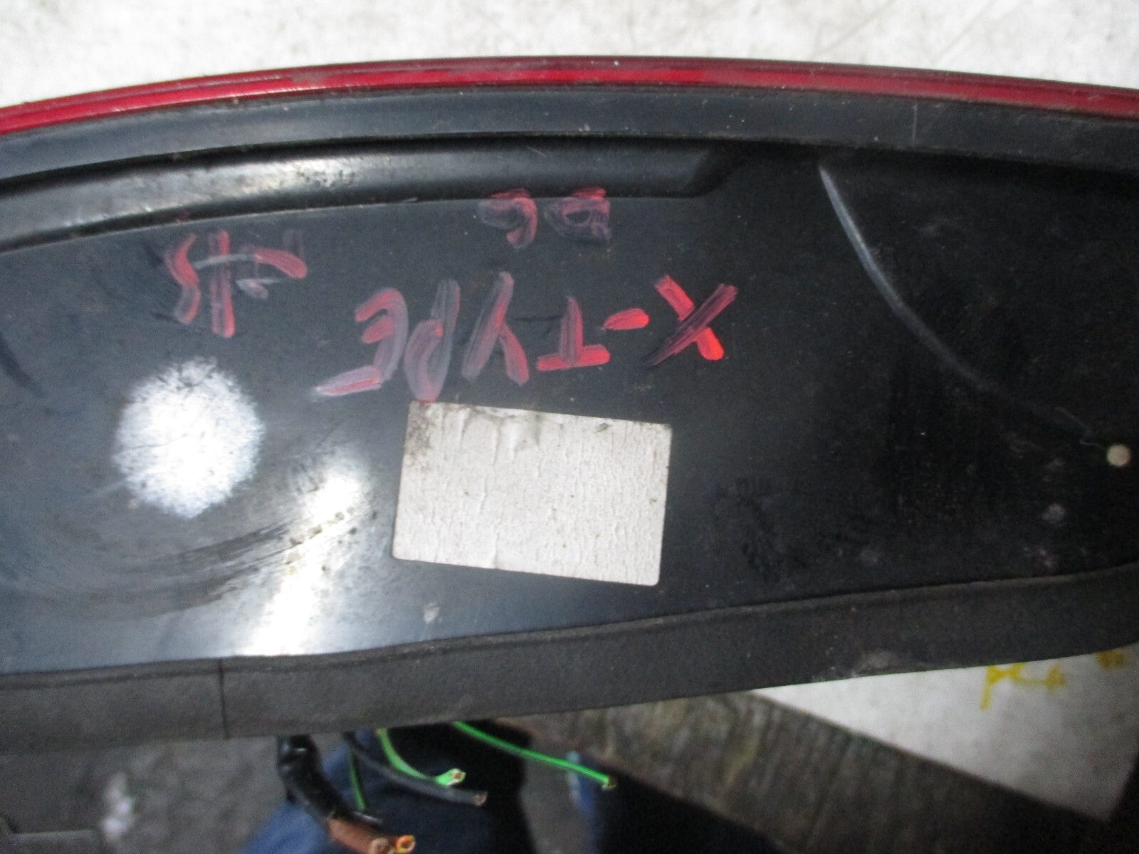 JAGUAR X TYPE 2006 NSR PASSENGER SIDE REAR LIGHT TAIL LIGHT