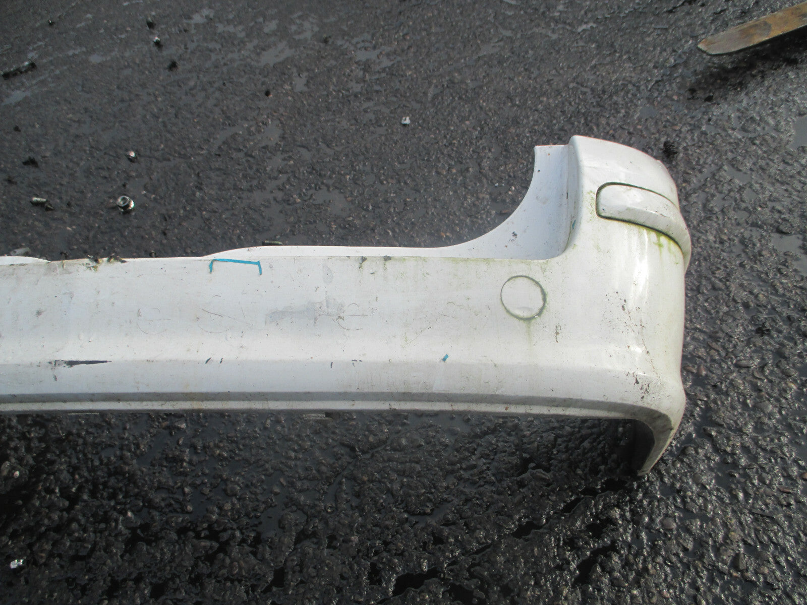 VAUXHALL ASTRA H 2012 VAN ESTATE REAR COMPLETE BUMPER WHITE