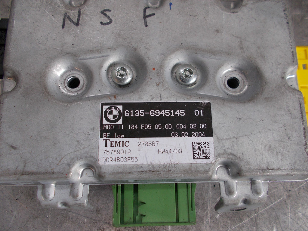 BMW E60/E61 5 SERIES NSF PASSENGER DOOR AIRBAG CONTROL MODULE 6945145