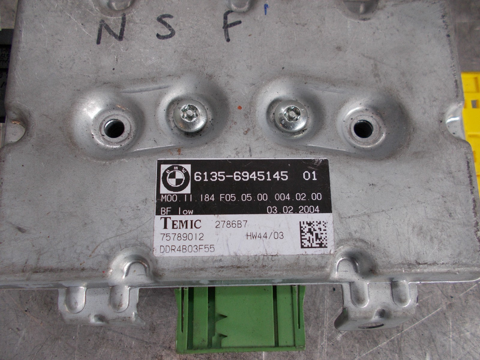 BMW E60/E61 5 SERIES NSF PASSENGER DOOR AIRBAG CONTROL MODULE 6945145