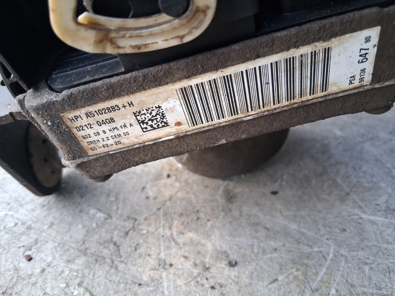 2018 CITROEN BERLINGO MK2 POWER STEERING PUMP V29043847D