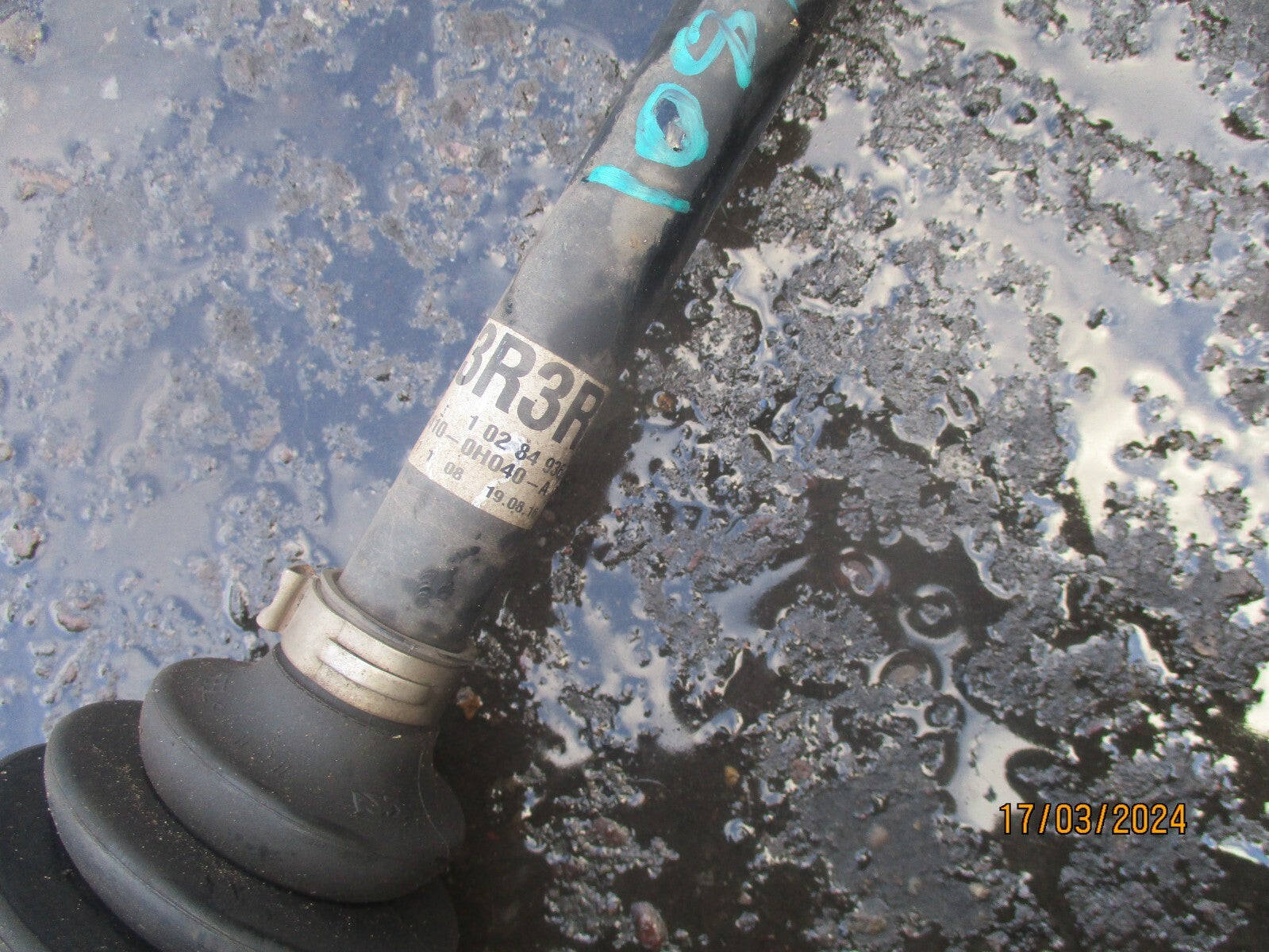PEUGEOT 108 2016 1.0 PETROL OSF DRIVER SIDE FRONT DRIVESHAFT 434100H040