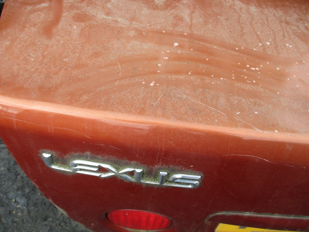 LEXUS IS 200 MK1 REAR BOOTLID TAILGATE COMPLETE BOOT ORANGE