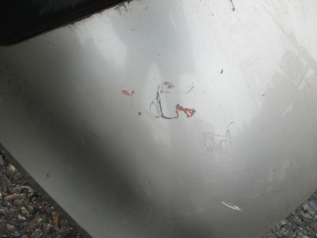 PEUGEOT 1007 2006 REAR BUMPER SILVER 9646177377