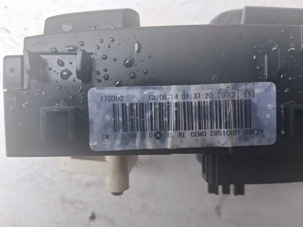 2010 CITROEN C3 AC HEATER CLIMATE CONTROL PANEL SWITCH 78510001