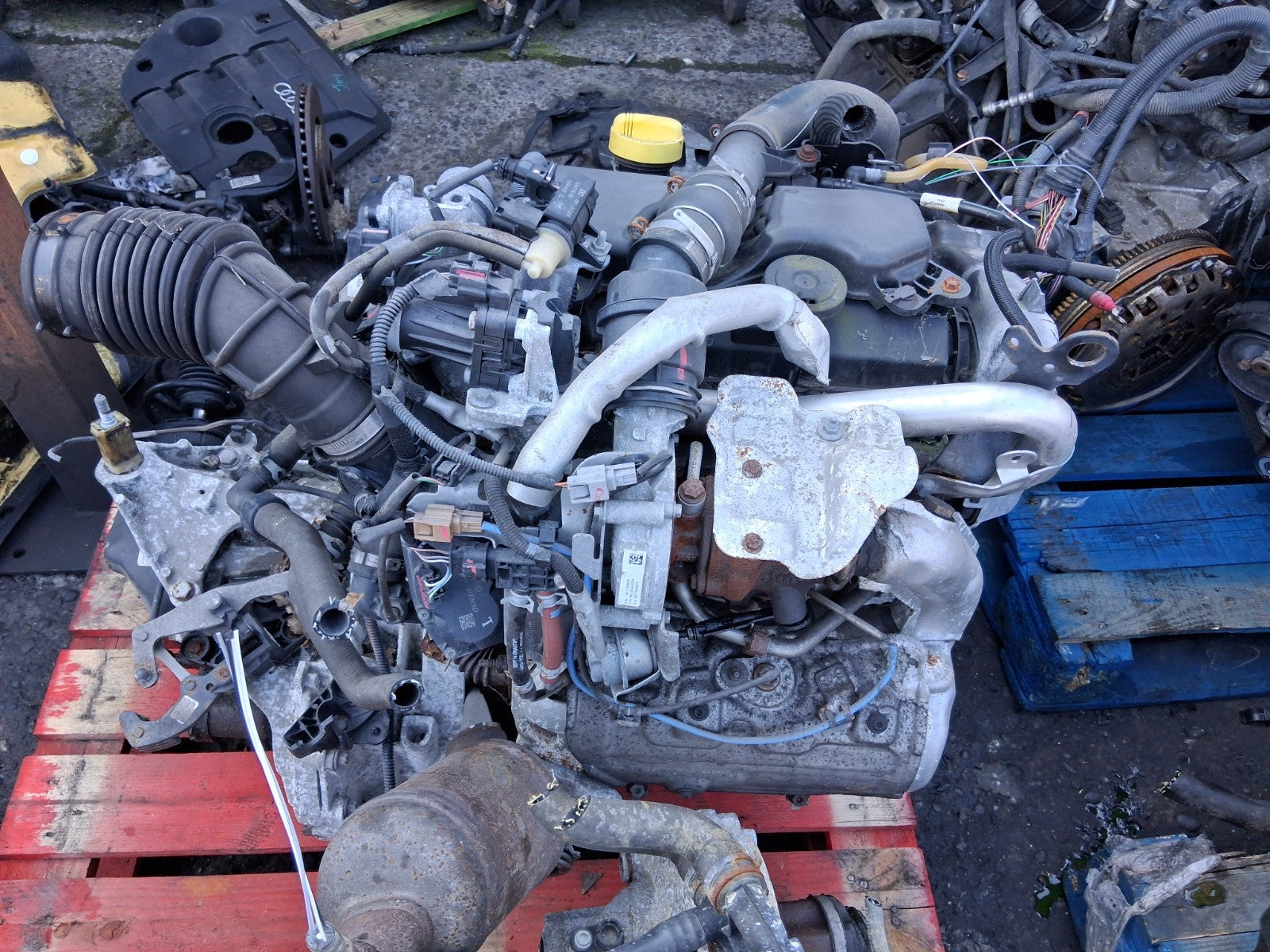 RENAULT CAPTUR 2014 1.5 DIESEL COMPLETE ENGINE K9K