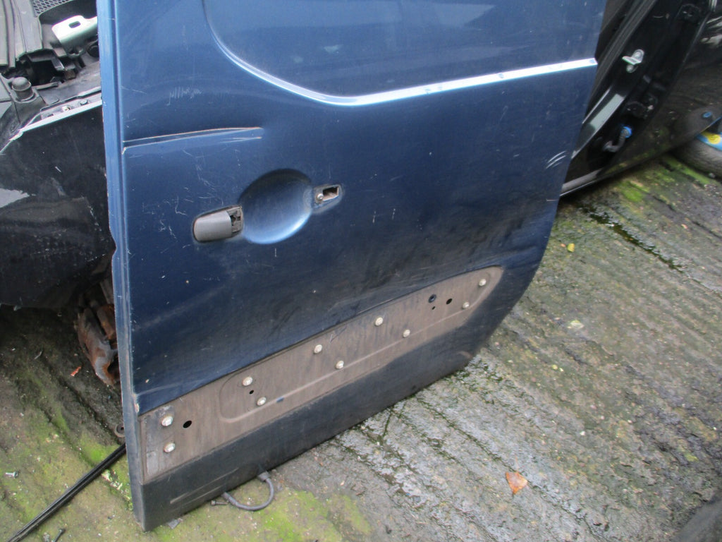 2009 PEUGEOT PARTNER MK2 NS PASSENGER SIDE SLIDING LOADING COMPLETE DOOR BLUE
