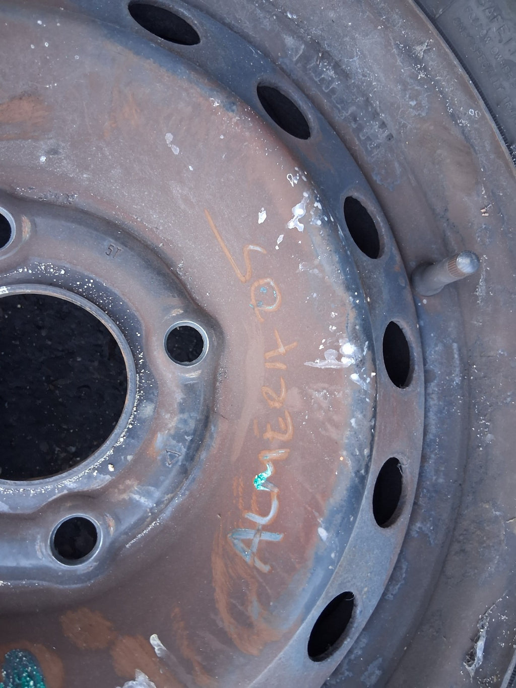2005 NISSAN ALMERA MK2 15 INCH STEEL WHEEL WITH TYRE 185/65R15
