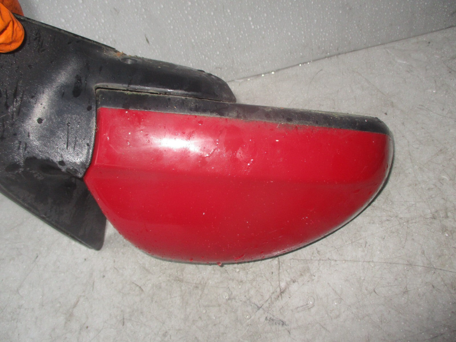 KIA CEED 2008 5 DOOR OS DRIVER SIDE ELECTRIC WING MIRROR IN RED