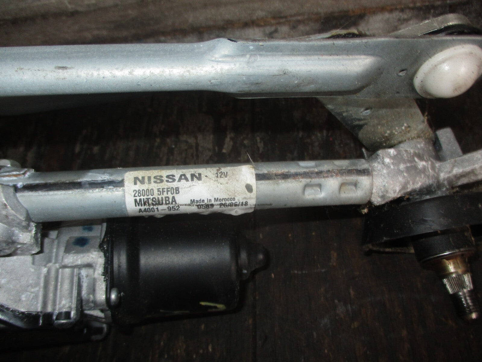 NISSAN MICRA K14 2019 FRONT WINDSCREEN WIPER MOTOR LINKAGES 280005FF0B