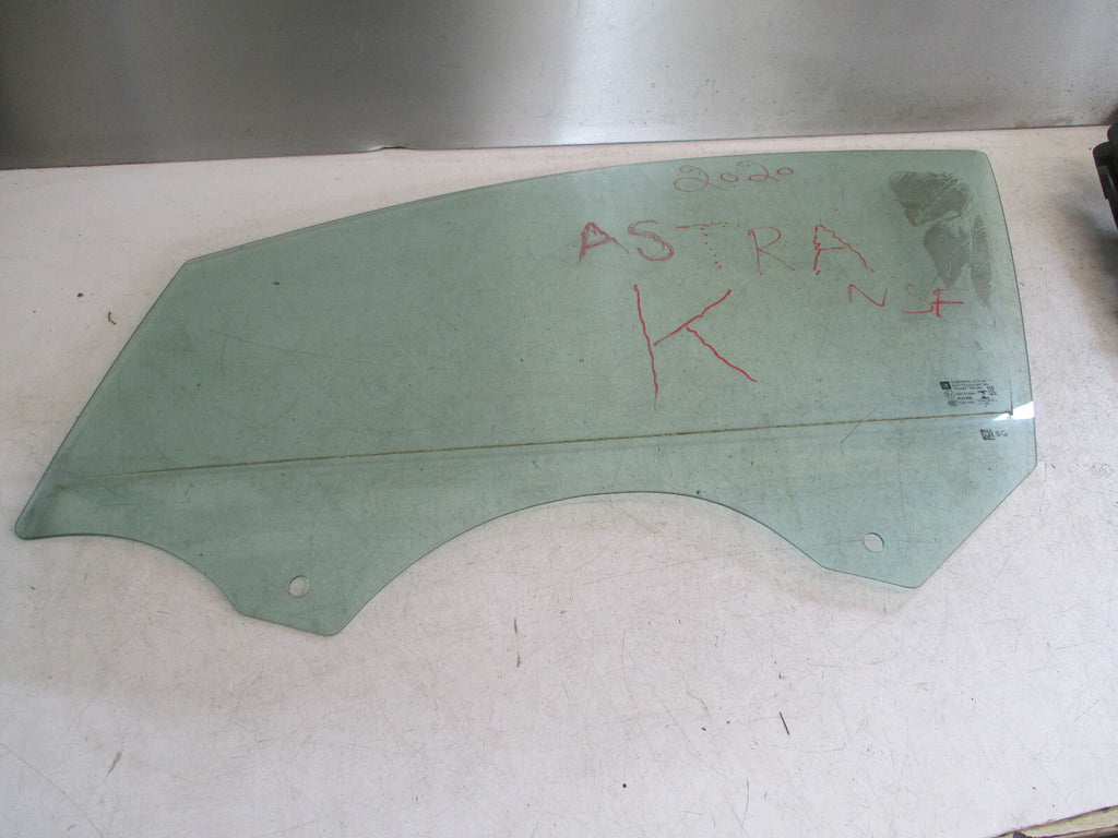 VAUXHALL ASTRA K MK7 2020 NSF PASSENGER SIDE FRONT MAIN WINDOW DOOR GLASS