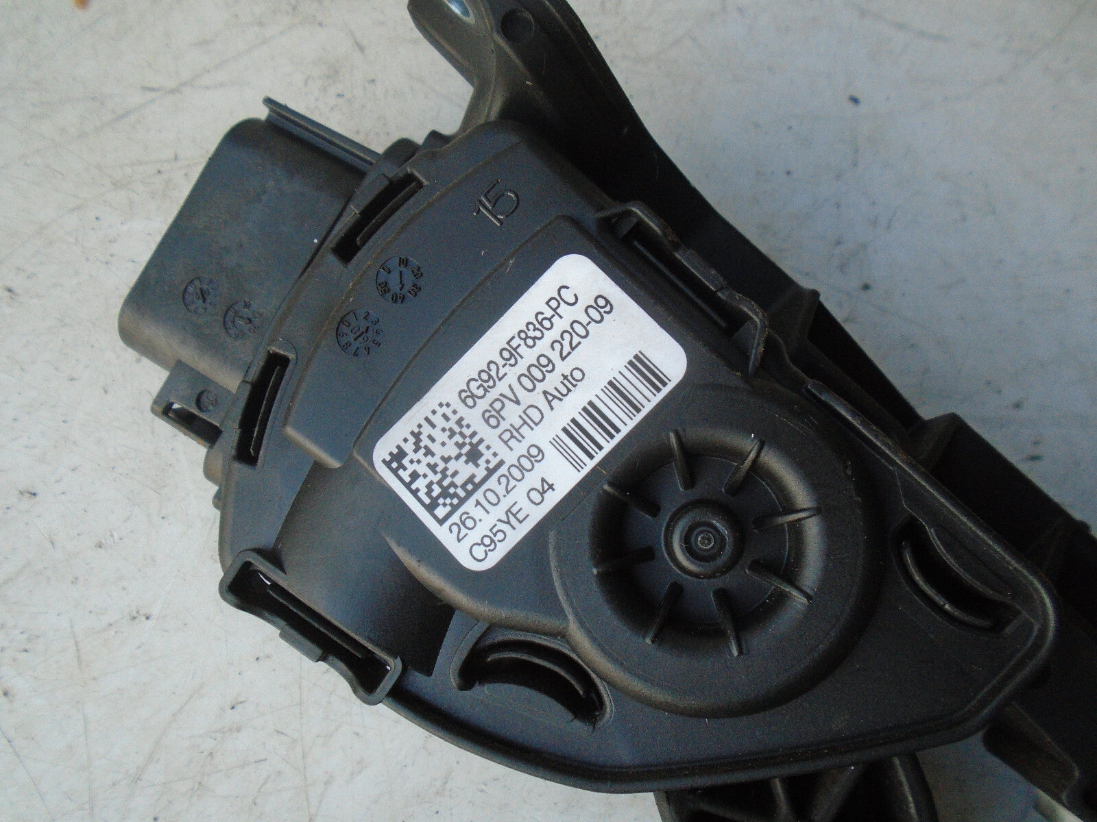 FORD MONDEO 2009 MK4 ACCELERATOR THROTTLE PEDAL 6G929F836PC