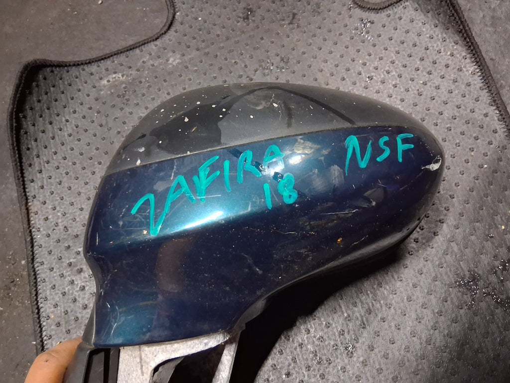 2018 VAUXHALL ZAFIRA C NSF PASSENGER SIDE FRONT ELECTRIC WING MIRROR  E1021219