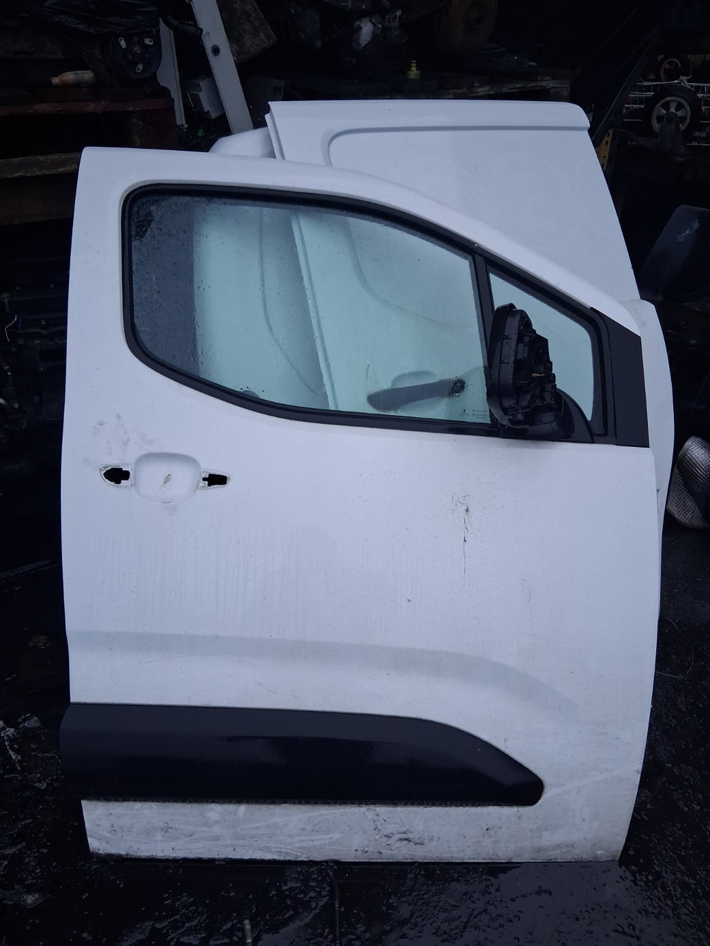 2021 VAUXHALL COMBO E MK4 OSF DRIVER SIDE FRONT RIGHT BARE DOOR WHITE