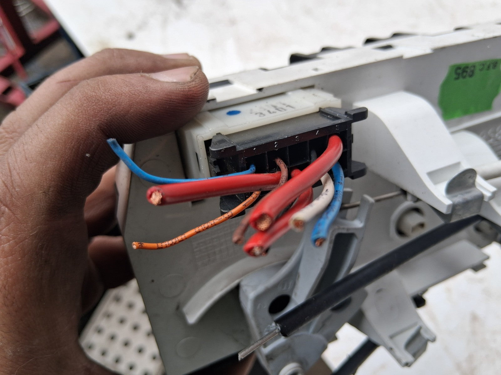 PEUGEOT 206 2001 HEATER AC CLIMATE CONTROL SWITCH PANEL
