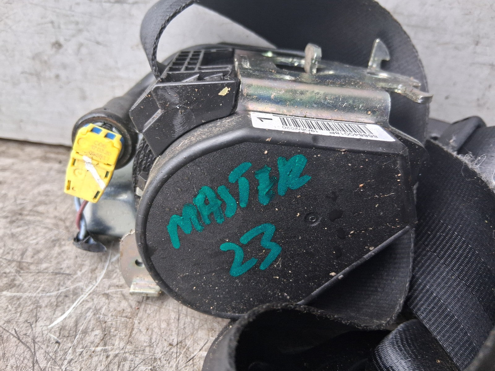 2023 RENAULT MASTER MK3 NSF PASSENGER SIDE FRONT LEFT SEAT BELT 868840018R