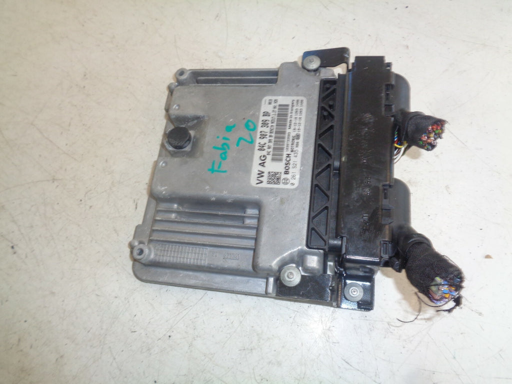 SKODA FABIA 2020 MK3 1.0 PETROL CU ENGINE CONTROL MODULE UNIT 04C907309BP