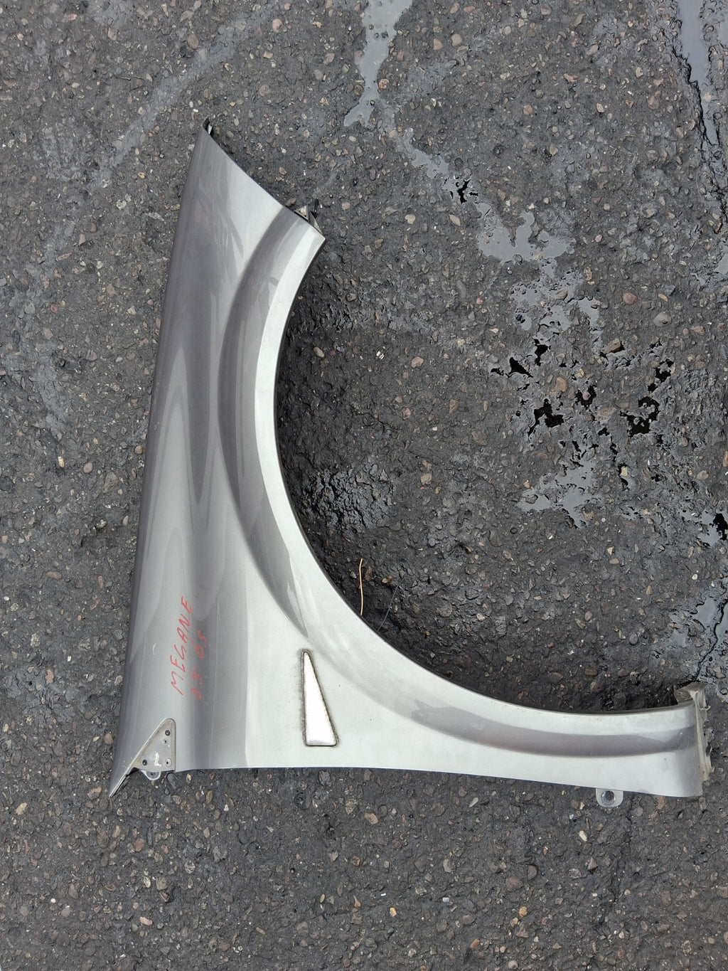 2005 RENAULT MEGANE MK2 OS DRIVER SIDE FRONT WING PANEL GREY