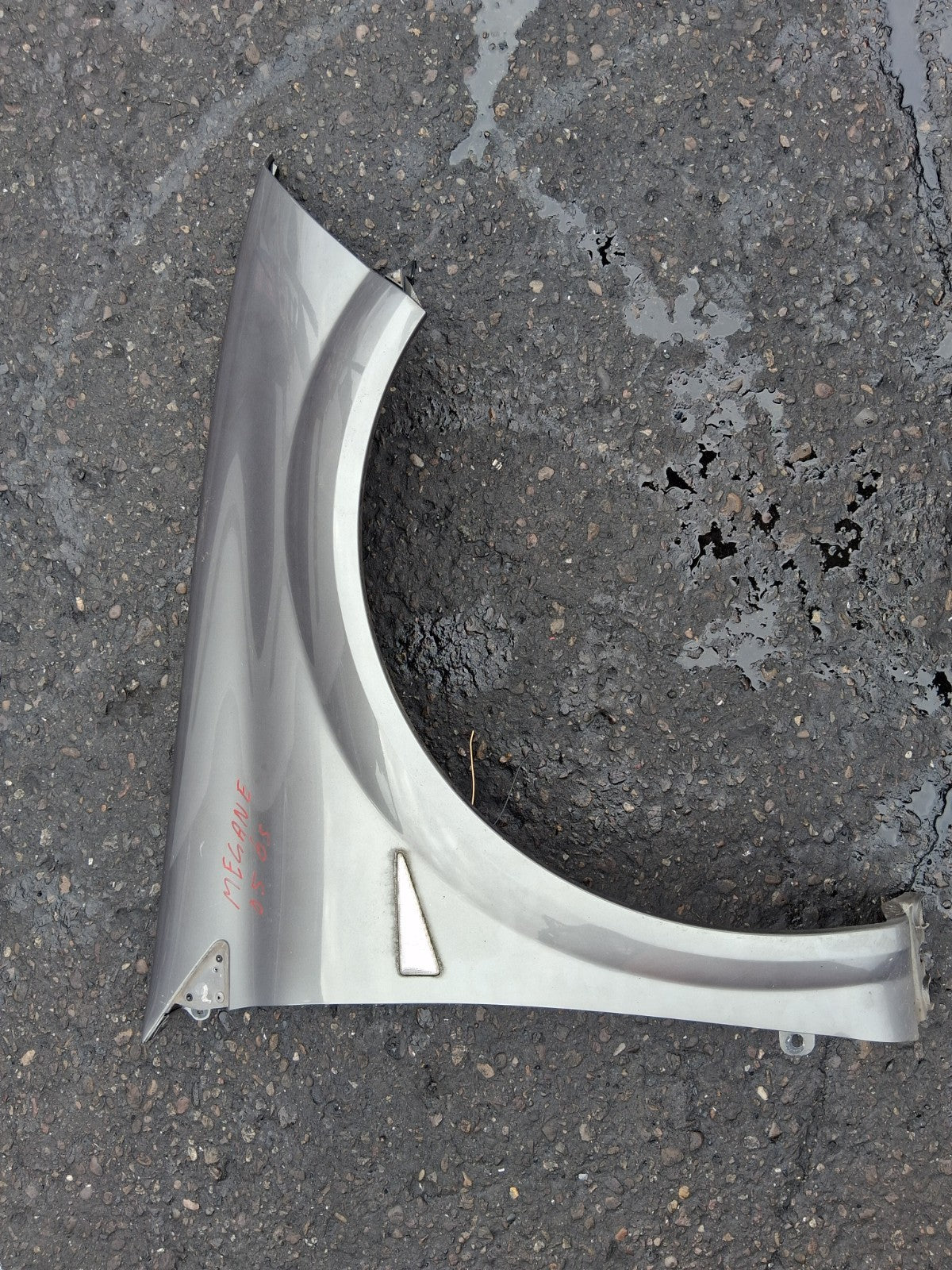 2005 RENAULT MEGANE MK2 OS DRIVER SIDE FRONT WING PANEL GREY