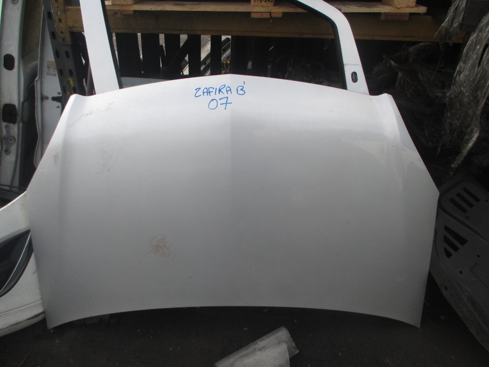 VAUXHALL ZAFIRA B 2007 FRONT BONNET HOOD SILVER