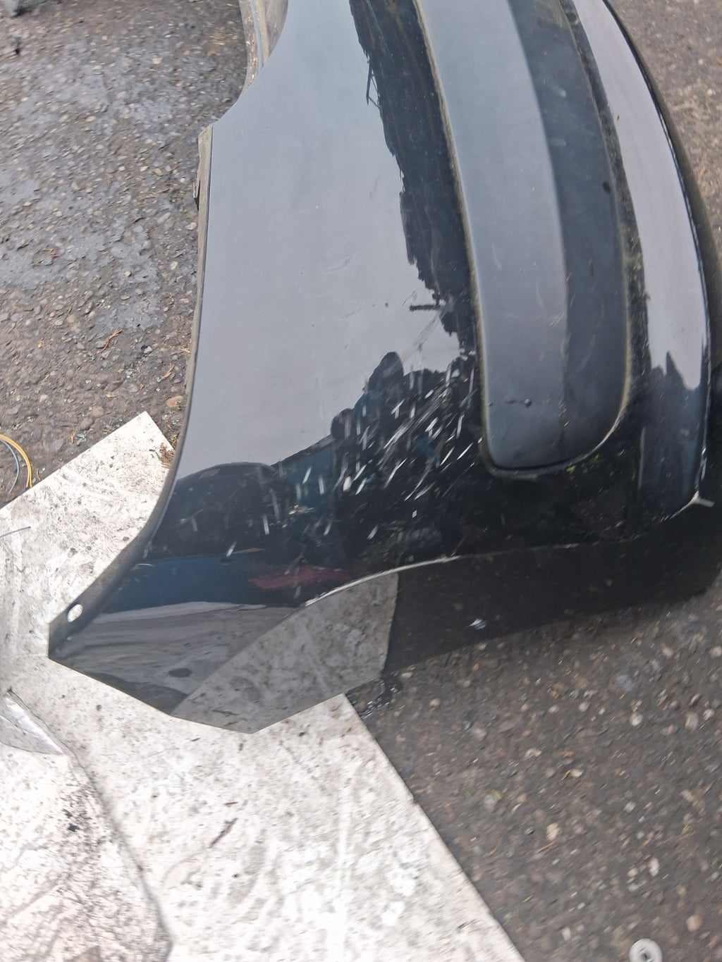 2012 PEUGEOT 207 COMPLETE REAR BUMPER BLACK