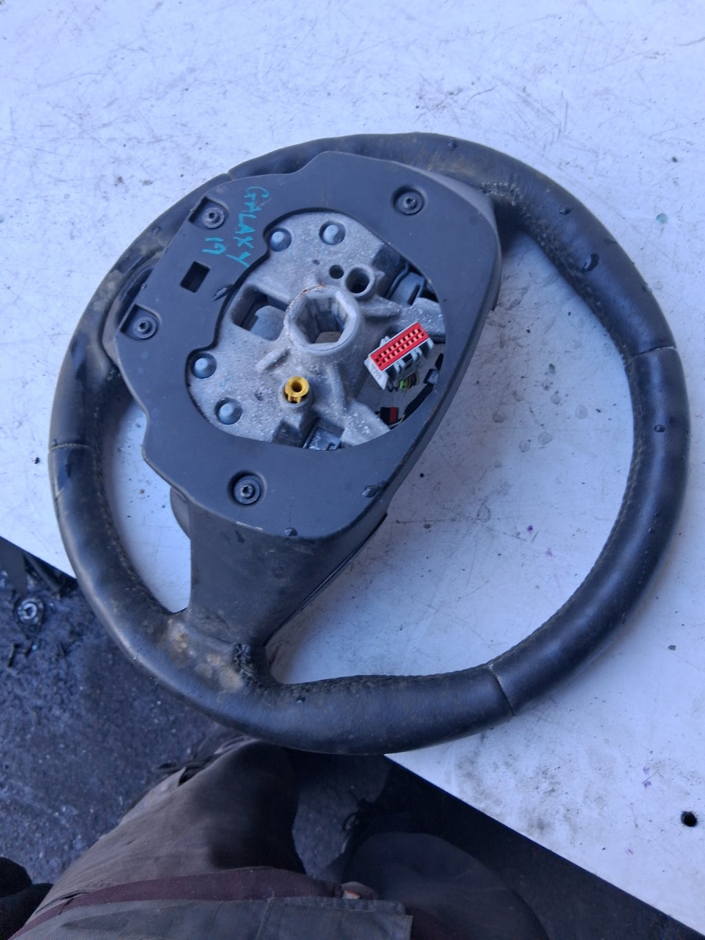 2019 FORD GALAXY MK4 MULTIFUNCTIONAL STEERING WHEEL BLACK 308045884D52