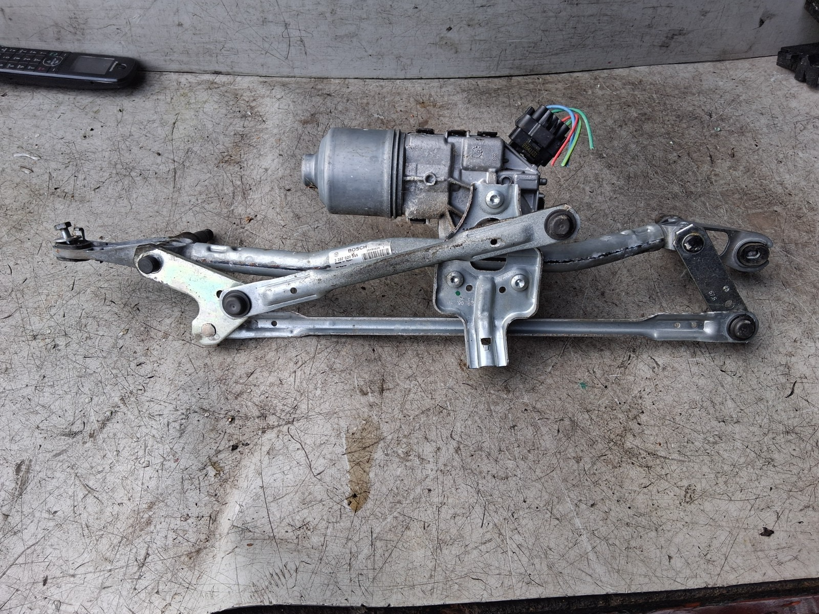 2018 CITROEN BERLINGO MK2 FRONT WINDSCREEN WINDOW WIPER MOTOR LINKAGE 9683100780