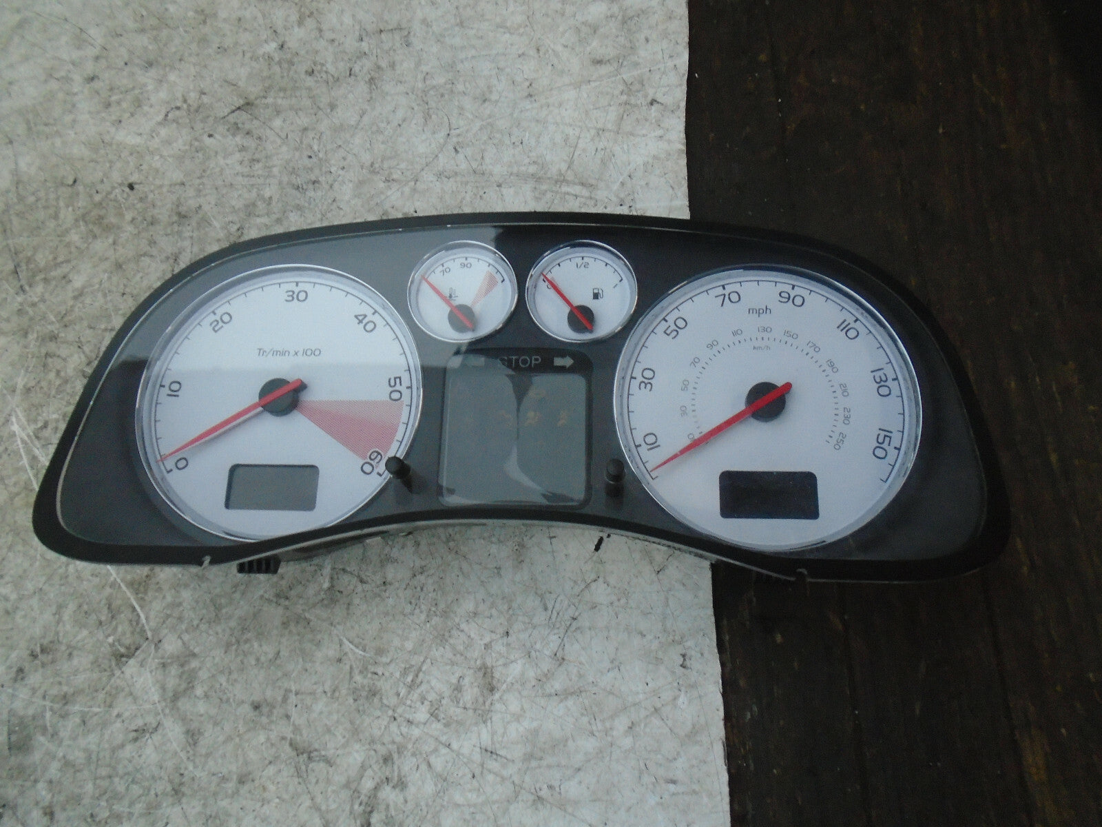 PEUGEOT 307 CC 2007 1.4 1.6 2.0 HDI SPEEDOMETER INSTRUMENT CLUSTER 9655926180